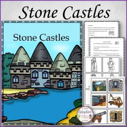 Stone Castles Story, Worksheets, and File Folder Matching
